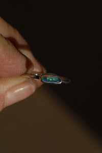 Flashy Crystal Opal Ring